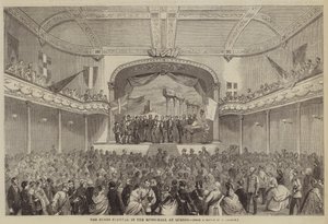 क्यूबेक में संगीत-हॉल में बर्न्स फेस्टिवल